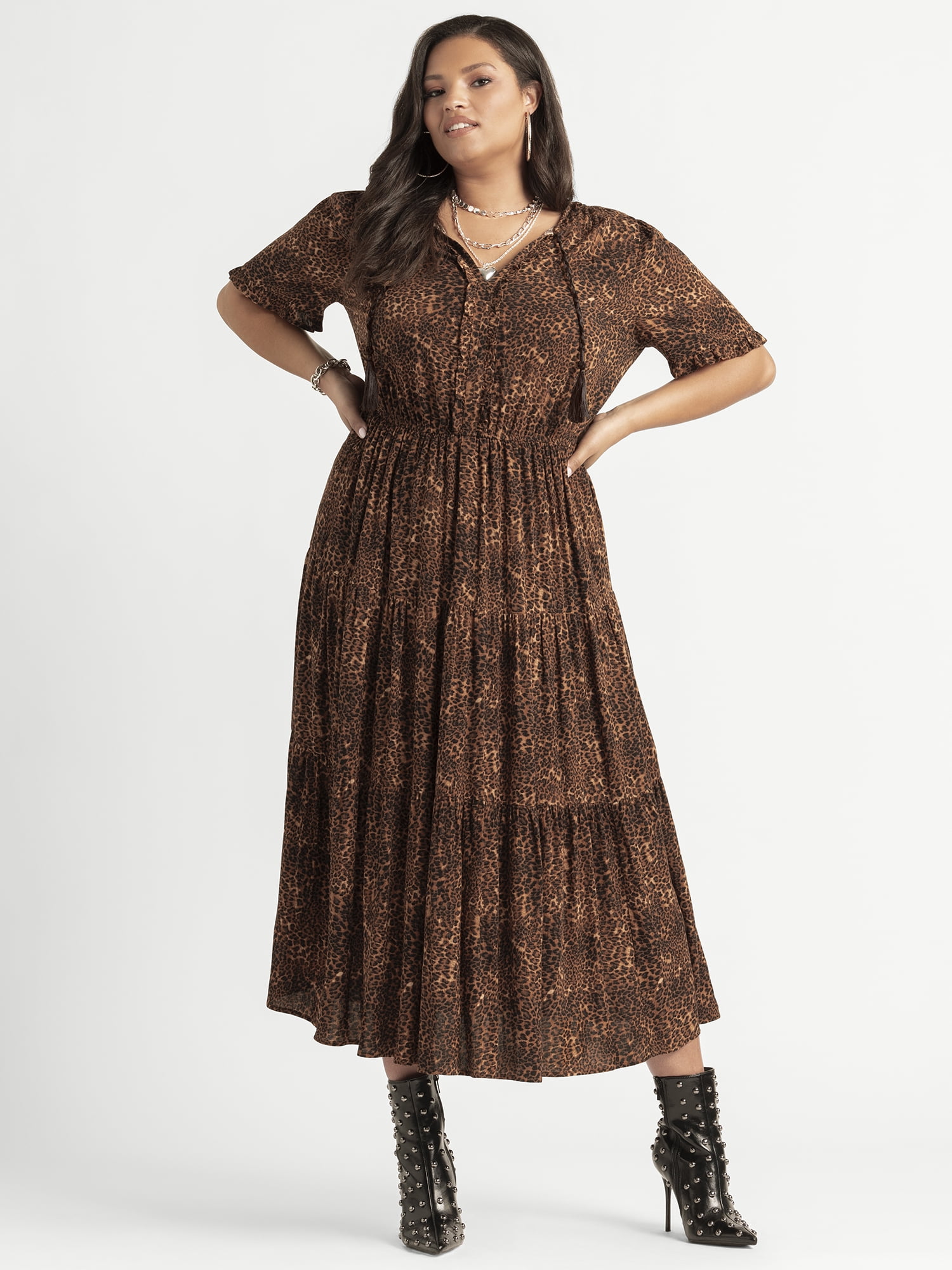 Women's Plus Phoebe Maxi Dress, Sizes 0X-4X