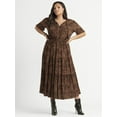 thumbnail image 1 of Jessica Simpson Women's Plus Phoebe Maxi Dress, Sizes 0X-4X, 1 of 6