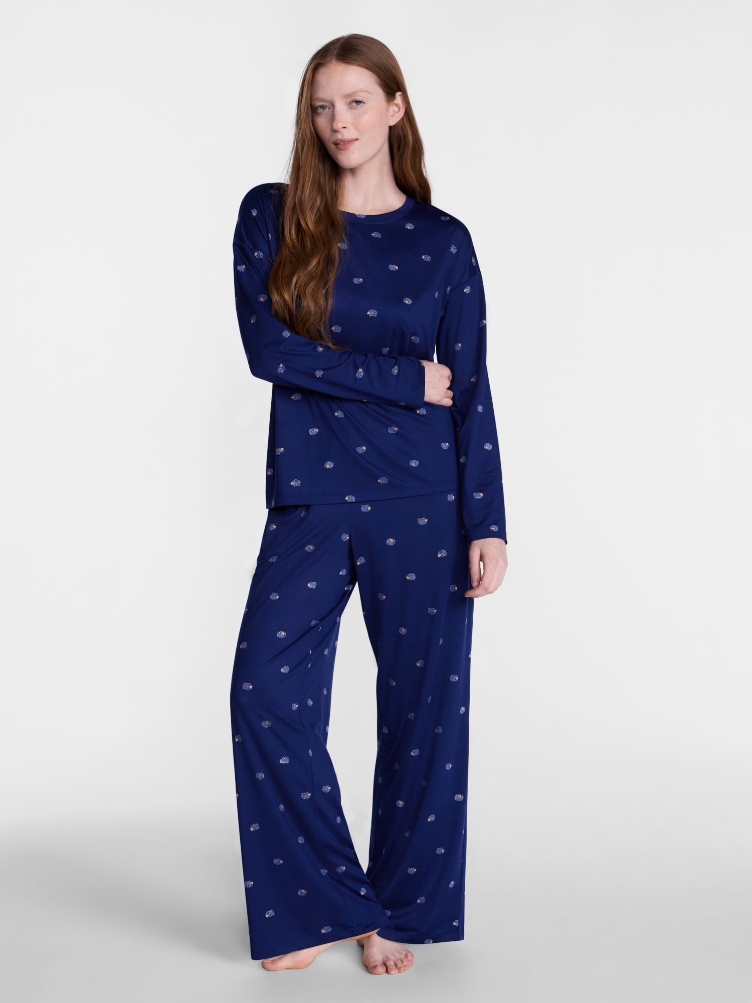 Joyspun Women's Dreamy Soft Collection Sleep Top and Pants, 2-Piece Set, Sizes XS-3X