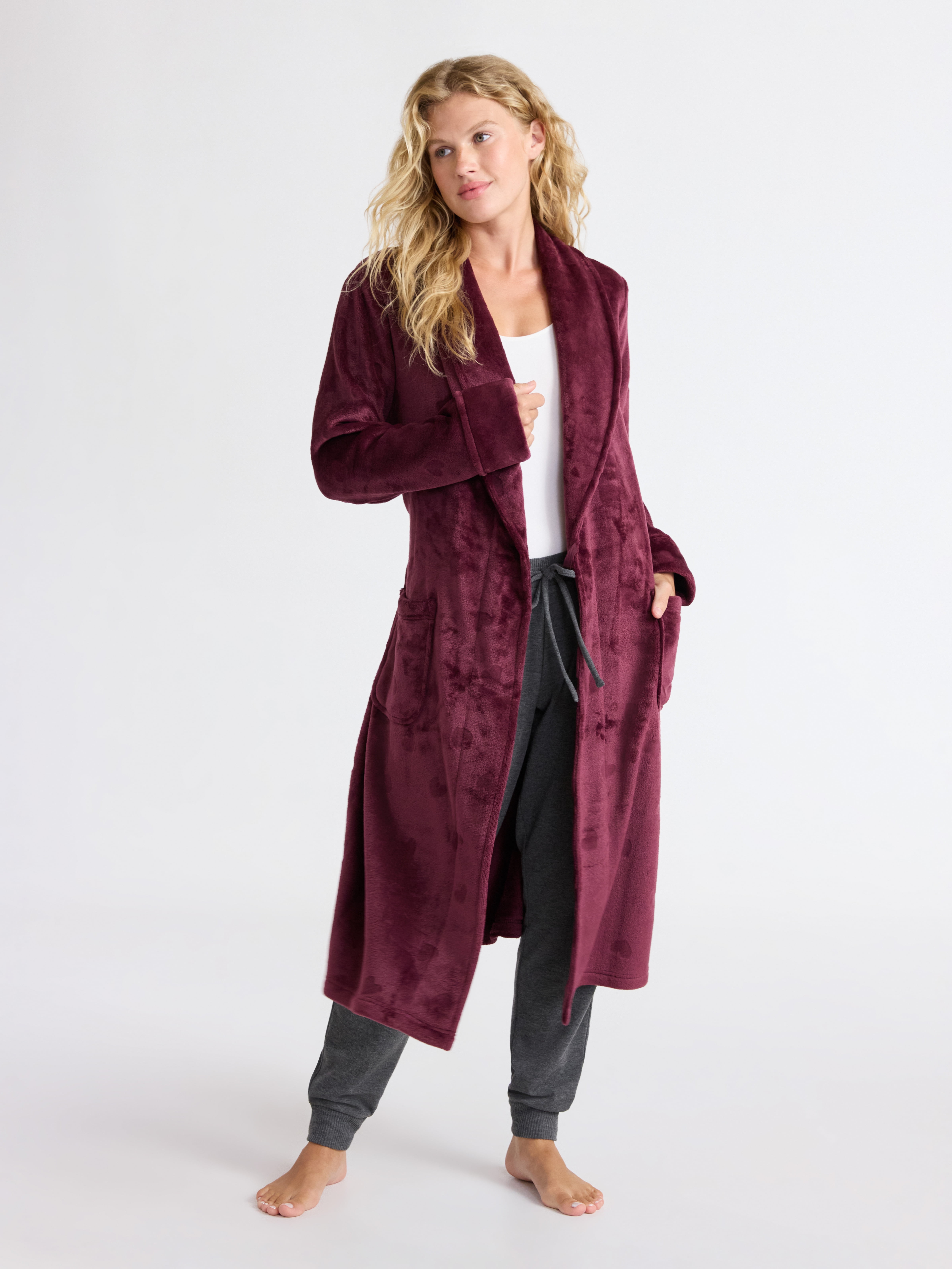 Women's Plush Robe, Sizes S-3X