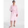 thumbnail image 1 of Joyspun Women's Plush Robe, Sizes S-3X, 1 of 5