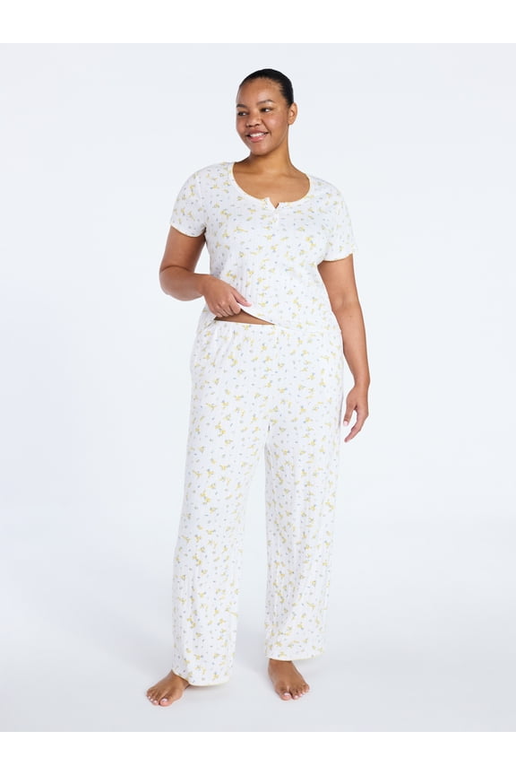 Women’s Pointelle Knit Sleepwear Pants, 30'' Inseam, Sizes XS-3X