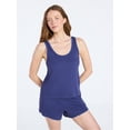 thumbnail image 1 of Joyspun Women’s Pointelle Knit Tank Top and Shorts Pajama Set, 2-Piece, Sizes XS-3X, 1 of 6