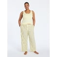 thumbnail image 1 of Joyspun Women's Poplin Sleep Pants, 30'' Inseam, Sizes XS-3X, 1 of 7