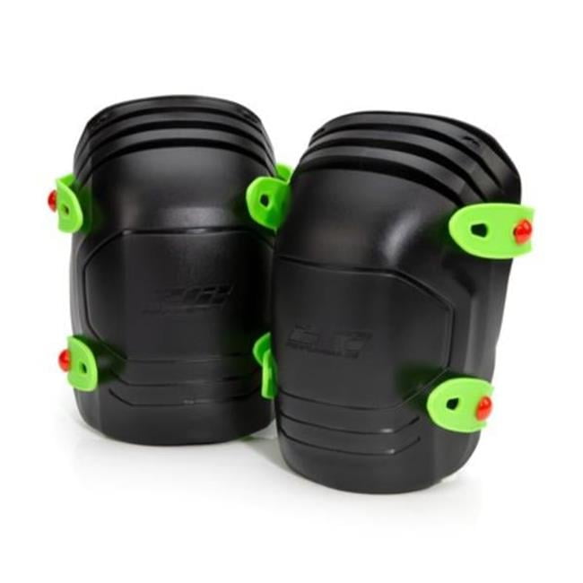 JS Products  212 Performance Wet Surface Flexible Shell Foam Core Knee Pads, Black & Green