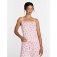 thumbnail image 1 of Joyspun Women’s Lace Trim Ribbed Modal Cami, Sizes XS-3X, 1 of 5