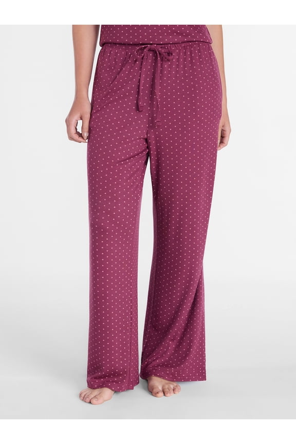Women’s Modal Blend Ribbed Sleep Pants, 29'' Inseam, Sizes XS-3X