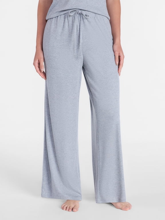 Women’s Modal Blend Ribbed Sleep Pants, 29'' Inseam, Sizes XS-3X