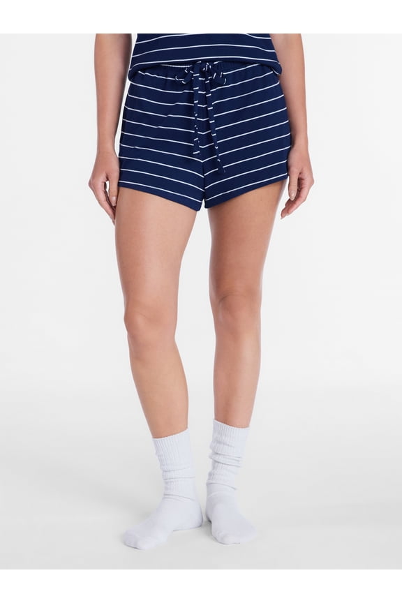 Women’s Modal Blend Ribbed Sleep Shorts, 2.75'' Inseam, Sizes XS-3X