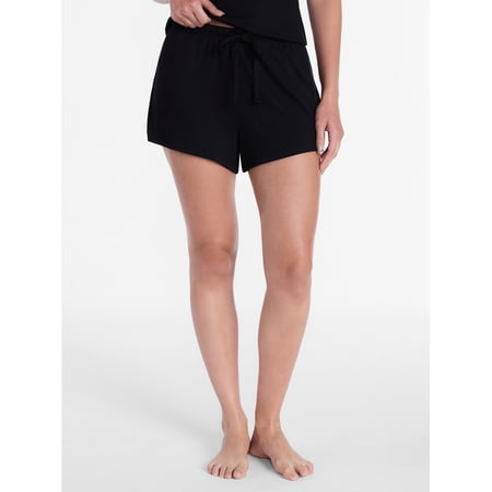 Joyspun Women’s Modal Blend Ribbed Sleep Shorts, 2.75'' Inseam, Sizes XS-3X