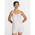 thumbnail image 1 of Joyspun Women’s Modal-Blend Ruffle Trim Cami and Shorts Sleepwear Set, 2-Piece, Sizes XS-3X, 1 of 6