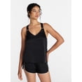 thumbnail image 1 of Joyspun Women’s Stretch Satin Cami and Shorts Pajama Set, Sizes XS to 3X, 1 of 6