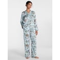 thumbnail image 1 of Joyspun Women’s Stretch Satin Sleep Top and Pants, 2-Piece Set, Sizes XS to 3X, 1 of 5