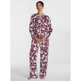 thumbnail image 1 of Joyspun Women’s Stretch Satin Sleep Top and Pants, 2-Piece Set, Sizes XS to 3X, 1 of 5