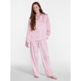 thumbnail image 1 of Joyspun Women’s Stretch Satin Sleep Top and Pants, 2-Piece Set, Sizes XS to 3X, 1 of 5