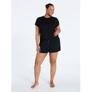 Joyspun Women s Sleepwear Modal Pajama Shorty Shorts, 2.5 in Inseam, Sizes S-3X
