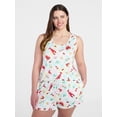 thumbnail image 1 of Joyspun Women's Tank Top and Shorts Pajama Set, 2-Piece, Sizes XS-3X, 1 of 5