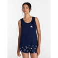thumbnail image 1 of Joyspun Women's Tank Top and Shorts Pajama Set, 2-Piece, Sizes XS-3X, 1 of 6