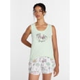 thumbnail image 1 of Joyspun Women's Tank Top and Shorts Pajama Set, 2-Piece, Sizes XS-3X, 1 of 6