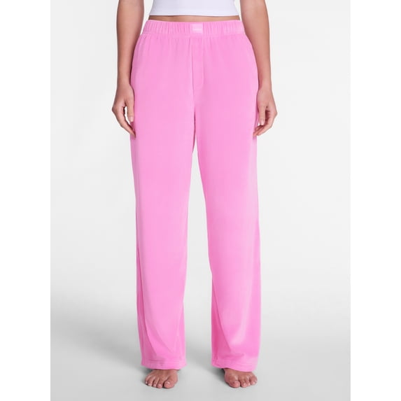 Joyspun Women's Velour Sleep Pants, Sizes XS-3X
