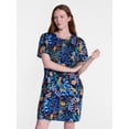 thumbnail image 1 of Joyspun Women’s Dreamy Soft Collection Short Sleeve Sleep Shirt, Sizes S/M to 2X/3X, 1 of 6
