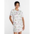 thumbnail image 1 of Joyspun Women’s Dreamy Soft Collection Short Sleeve Sleep Shirt, Sizes S/M to 2X/3X, 1 of 6