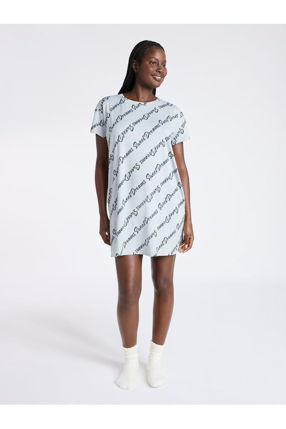 Women's Dreamy Soft Collection Sleepshirt with Short Sleeves, Sizes S/M-2X/3X
