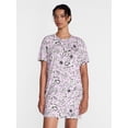 thumbnail image 1 of Joyspun Women’s Dreamy Soft Collection Short Sleeve Sleep Shirt, Sizes S/M to 2X/3X, 1 of 6