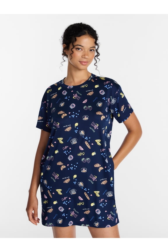 Women’s Dreamy Soft Collection Short Sleeve Sleep Shirt, Sizes S/M to 2X/3X