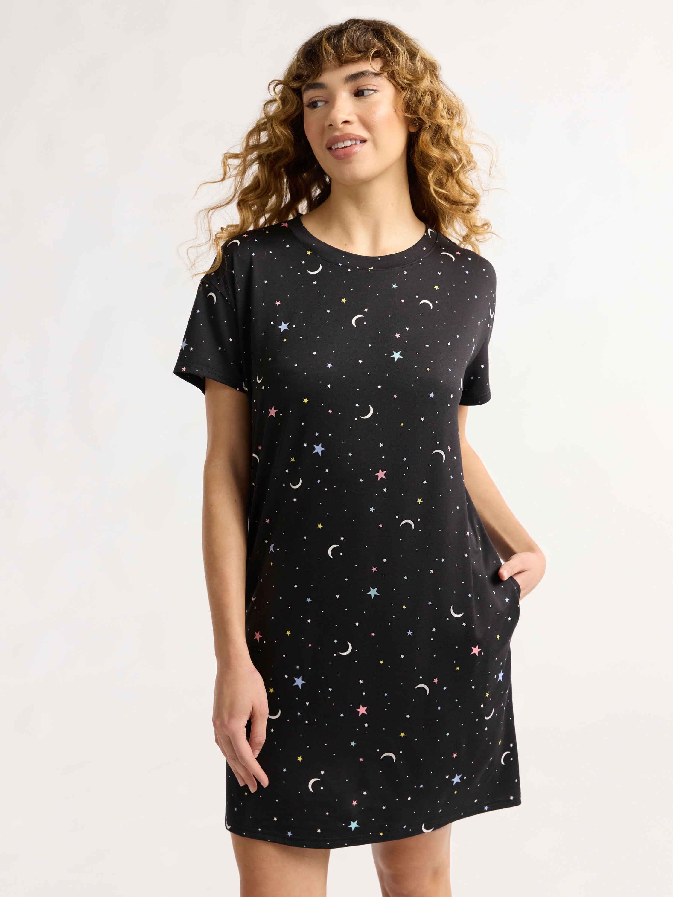 Women's Dreamy Soft Collection Sleepshirt with Short Sleeves, Sizes S/M-2X/3X