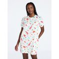 thumbnail image 1 of Joyspun Women's Dreamy Soft Collection Short Sleeve Sleepshirt, Sizes S/M-2X/3X, 1 of 4