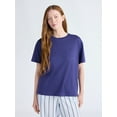 thumbnail image 1 of Joyspun Women's Sleep Tee with Short Sleeves, Sizes XS-3X, 1 of 6