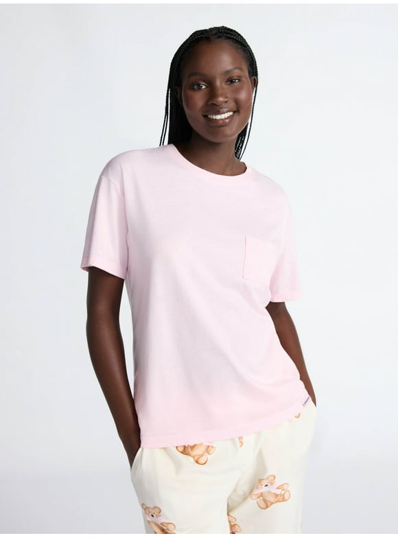 Women's Sleep Tee with Short Sleeves, Sizes XS-3X