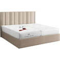 thumbnail image 1 of JS Sanders Mattress Protector Waterproof Fitted Sheet Style Split Beds 10-Inch-Deep Terry Cotton 2 PCs Split Queen 30"x80", White, 1 of 7