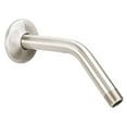 thumbnail image 1 of JS Shower Arm and Flange, 8-In. Stainless Steel Shower Head Extension Arm, Brushed Nickel Finish, 1 of 9