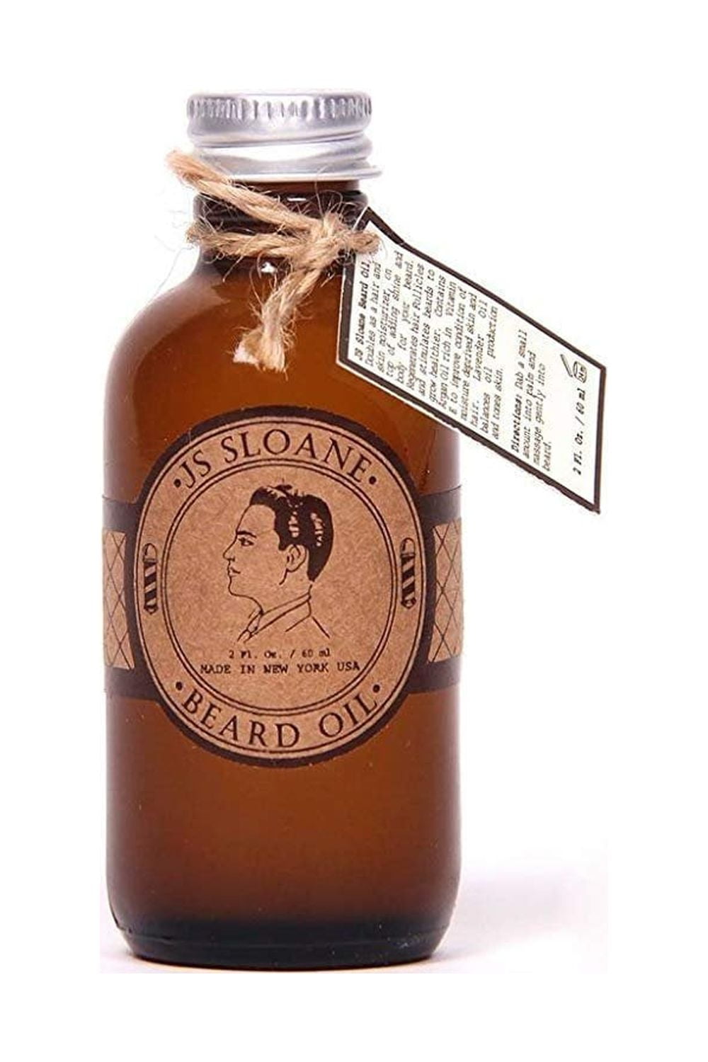JS Sloane Beard Oil, 2 fl oz/60 ml.