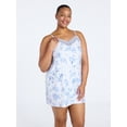 thumbnail image 1 of Joyspun Women’s Dreamy Soft Collection Lace Front Knit Chemise, Sizes XS to 3X, 1 of 4