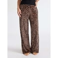thumbnail image 1 of Joyspun Women's Velour Wide-Leg Sleep Pants, Size XS-3X, 1 of 7