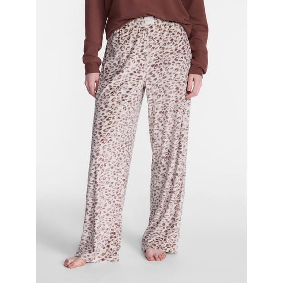 Joyspun Women's Velour Sleep Pants, Sizes XS-3X