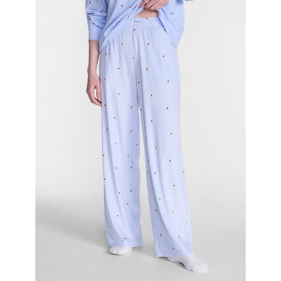 Joyspun Women's Velour Sleep Pants, Sizes XS-3X
