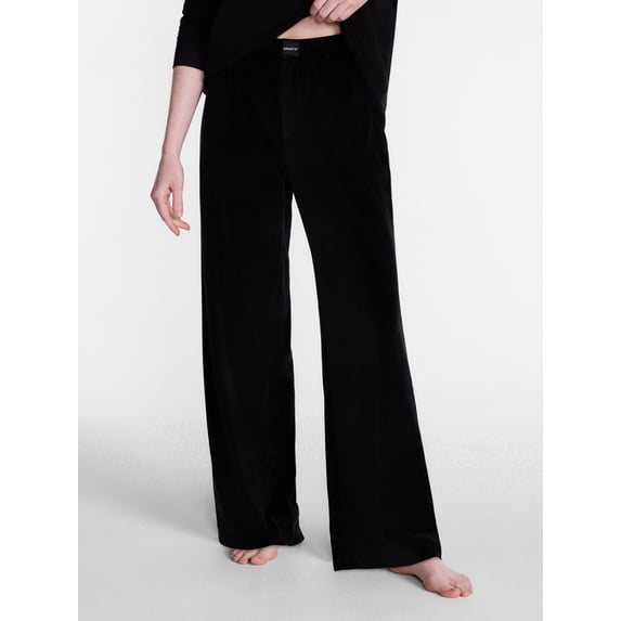 Joyspun Women's Velour Sleep Pants, Sizes XS-3X