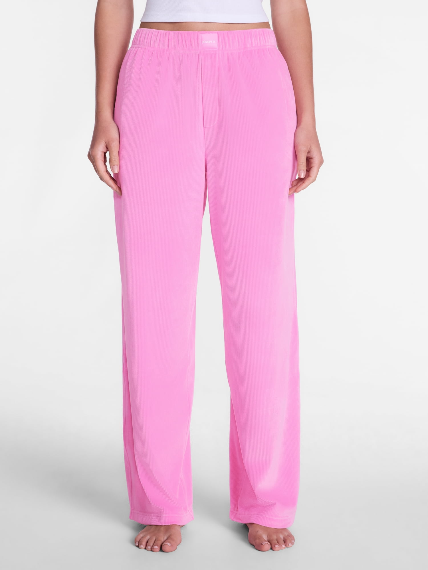 Joyspun Women's Velour Sleep Pants, Sizes XS-3X