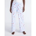 thumbnail image 1 of Joyspun Women's Velour Wide-Leg Sleep Pants, Size XS-3X, 1 of 6