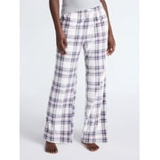 Joyspun Women's Velour Wide-Leg Sleep Pants, Size XS-3X