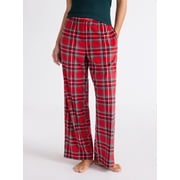 Joyspun Women's Velour Wide-Leg Sleep Pants, Size XS-3X