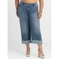 thumbnail image 1 of Jessica Simpson Women's and Women's Plus Zinnia Boyfriend Jeans, 25" Inseam, Sizes 2-24, 1 of 6