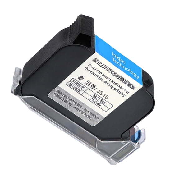 JS10 Cartridge 42ml Capacity 12.7mm Fast Dry Quick-Drying for Not Encrypted Handheld Inkjet Printer