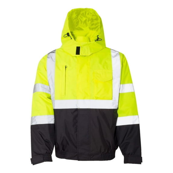 JS121 Bomber Jacket Class 3 Lime