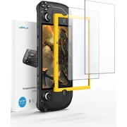 JSAUX 2-Pack Anti Glare Screen Protector for Steam Deck OLED/LCD | with Guide Frame, Easy to Install, Matte Finish, Full-Screen Coverage, 9H Glass, Anti-Fingerp