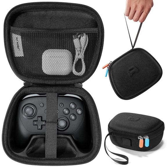 JSAUX Carry Case for Nintendo Switch 2 Pro Controller, Travel Protective Case All-around Protection Portable Carrying Bag